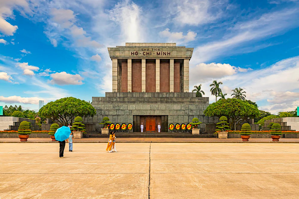 The Ho Chi Minh Mausoleum 